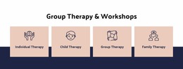 Group Therapy And Workshops Contact Forms