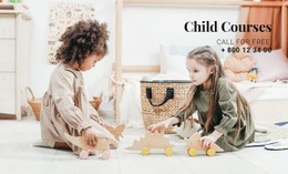 Child Development Courses - Multi-Purpose Html Code