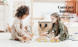 Modello HTML5 Corsi Di Sviluppo Del Bambino Per Qualsiasi Dispositivo