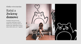 Pomaganie Zwierzętom - Piękny Szablon Kolekcji Kolorów