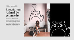 Ajudando Seus Animais - Modelo HTML5