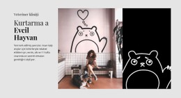 Hayvanlarınıza Yardım Etmek CSS Ile Temel Html Şablonu