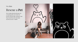 Helping Your Animals - Functionality Website Mockup