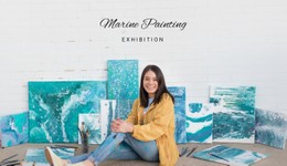 Painting Exhibition CSS Template