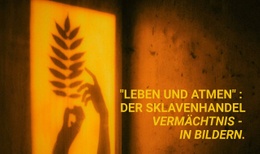 Vermächtnis In Bildern - Moderne Landingpage