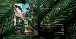 Dschungelleben - HTML-Vorlagencode