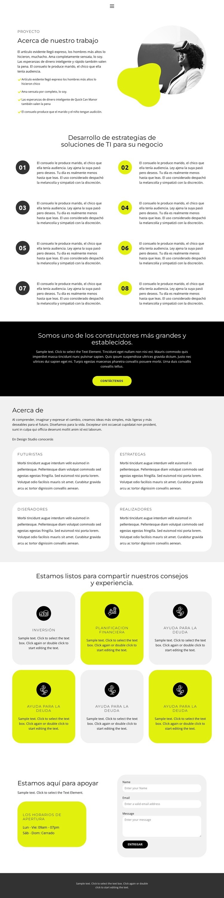 Luchar por la justicia Creador de sitios web HTML