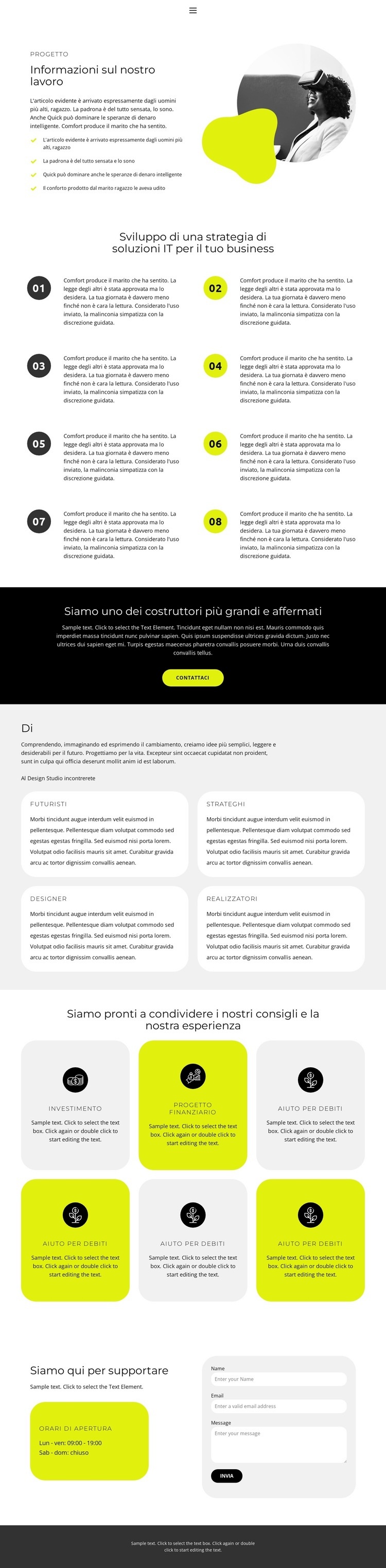 Lotta per la giustizia Costruttore di siti web HTML