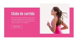 Design De Site Incrível Para Longa Corrida De Domingo