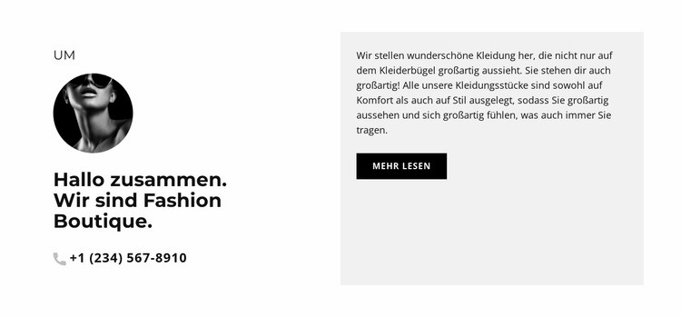 Einfach im Trend Website Builder-Vorlagen