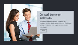 Multipurpose HTML5 Template For Transform Your Business