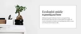 Starting A Green Home - HTML5 Blank Template