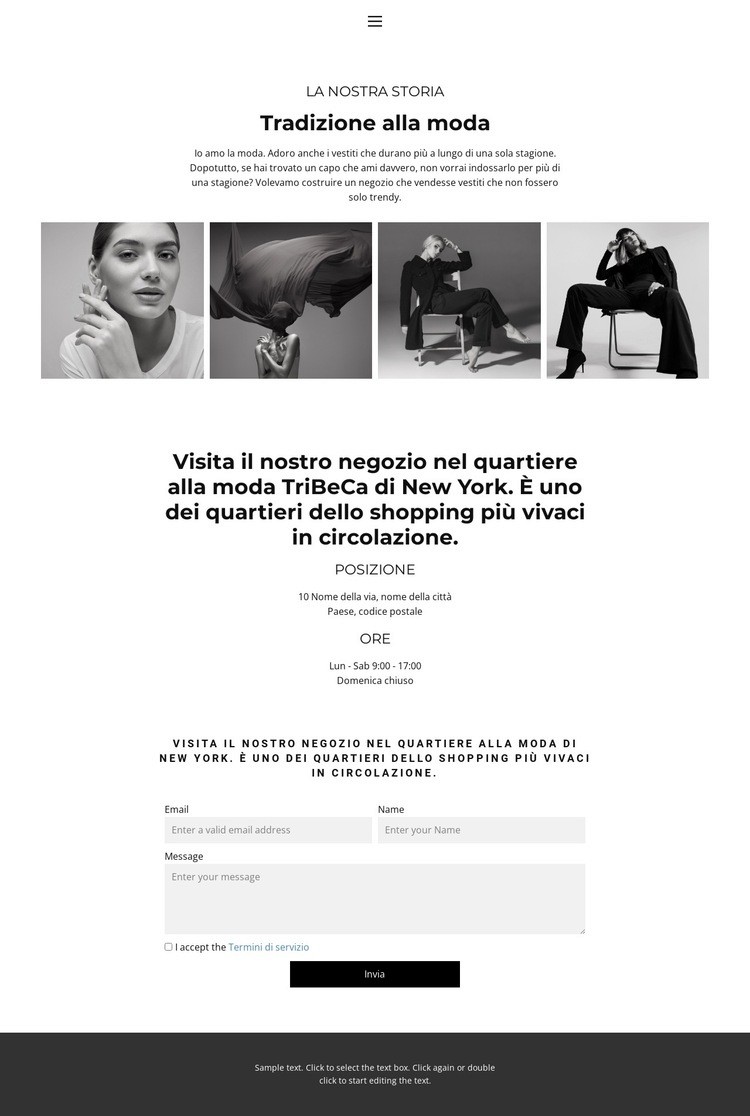 Visita il nostro negozio Modelli di Website Builder