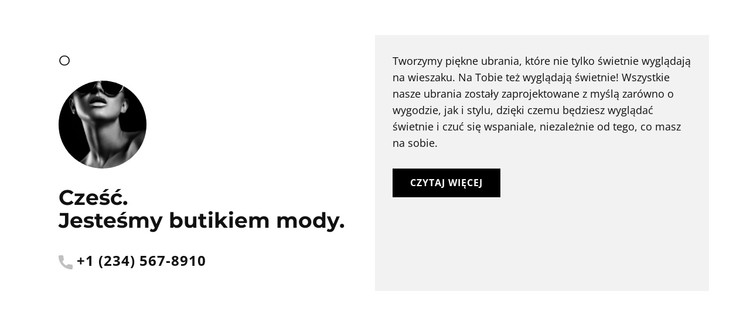 Po prostu modne Szablon CSS