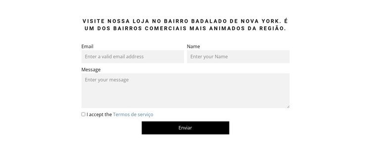 Eu amo moda Design do site