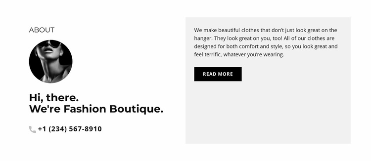 Just trendy eCommerce Template