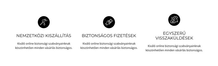 Három új részleg Weboldal tervezés