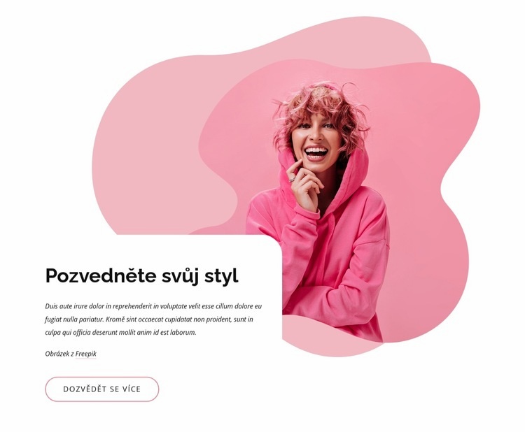 Pozvedněte svůj módní styl Šablona HTML