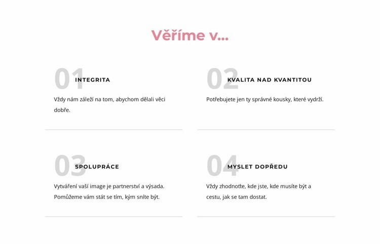 Věříme v Téma WordPress