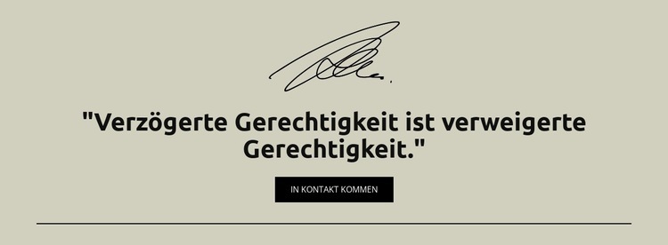 Verzögerte Gerechtigkeit ist verweigerte Gerechtigkeit Website-Modell