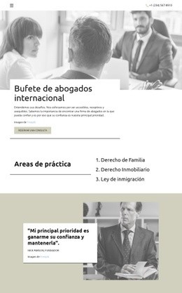 Bufete De Abogados Internacional - Creador De Sitios Web De Descarga Gratuita