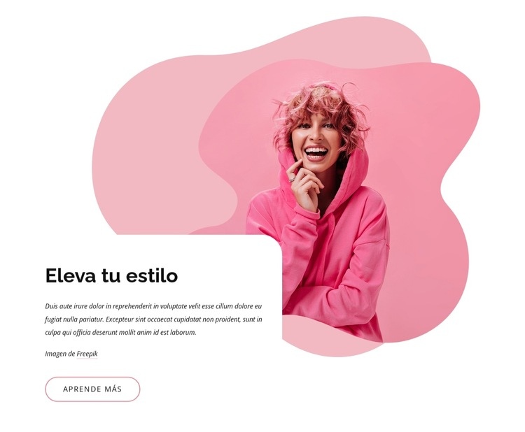 Eleva tu estilo de moda Diseño de páginas web