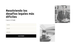 Ley De Inmigración - Maqueta De Sitio Web Funcional