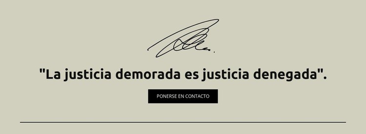 Justicia retrasada es justicia denegada Página de destino