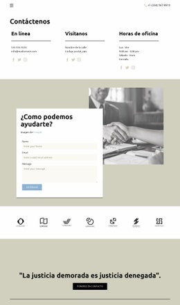 Nos Esforzamos Por Ser Accesibles - Página De Destino Gratuita, Plantilla HTML5