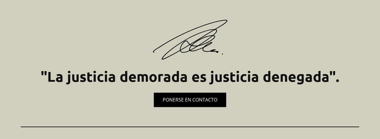 Justicia retrasada es justicia denegada Tema de WordPress