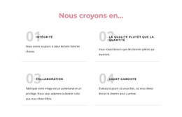 Conception De Site Web Premium Pour Nous Croyons En