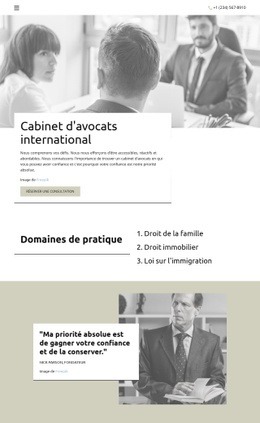 Cabinet D'Avocats International - Créateur De Sites Web De Téléchargement Gratuit