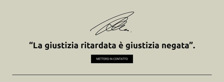 La giustizia ritardata è giustizia negata Modello CSS