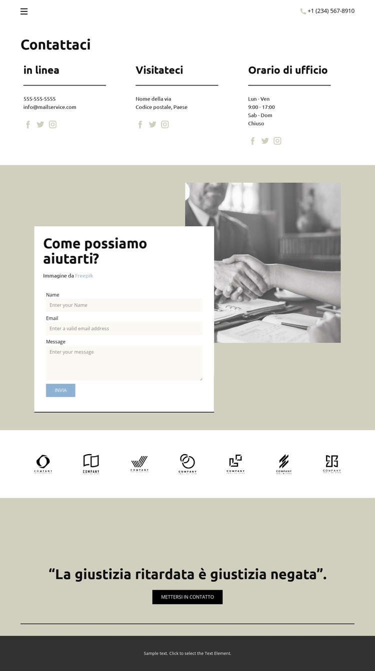 Ci sforziamo di essere accessibili Tema WordPress