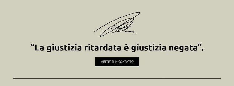 La giustizia ritardata è giustizia negata Tema WordPress