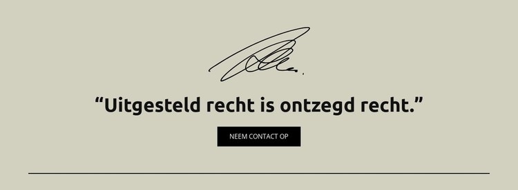 Uitgestelde gerechtigheid is gerechtigheid ontzegd CSS-sjabloon