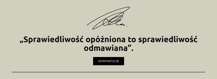 Opóźniona sprawiedliwość to odmowa sprawiedliwości Szablony do tworzenia witryn internetowych