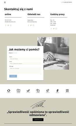 Staramy Się Być Dostępni - Profesjonalny Motyw WordPress