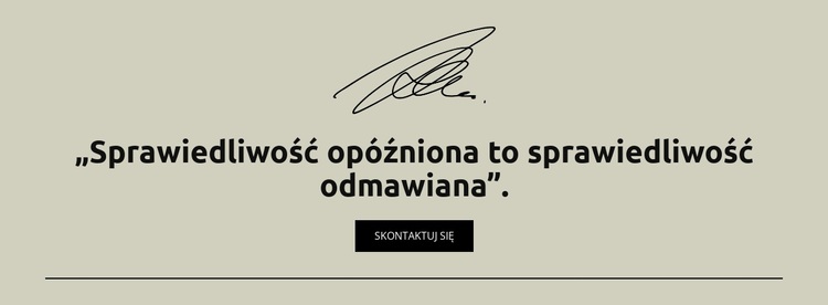 Opóźniona sprawiedliwość to odmowa sprawiedliwości Motyw WordPress