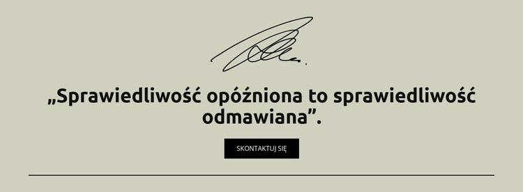 Opóźniona sprawiedliwość to odmowa sprawiedliwości Szablon Joomla