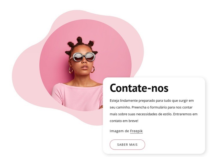 Salão de beleza entre em contato conosco bloquear Construtor de sites HTML