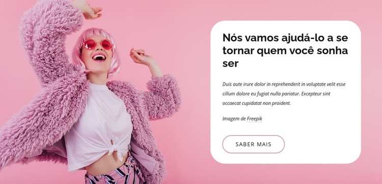 Consultoria de estilo, beleza e imagem Design do site