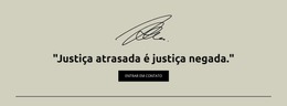 Justiça Atrasada É Justiça Negada - Modelo Joomla De Arrastar E Soltar