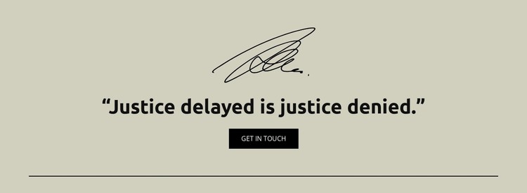 Justice delayed is justice denied Static Site Generator