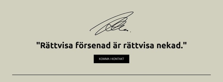 Rättvisa försenad är rättvisa nekad CSS -mall