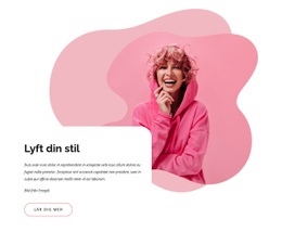 Lyft Din Modestil - Enkel Webbplatsmall