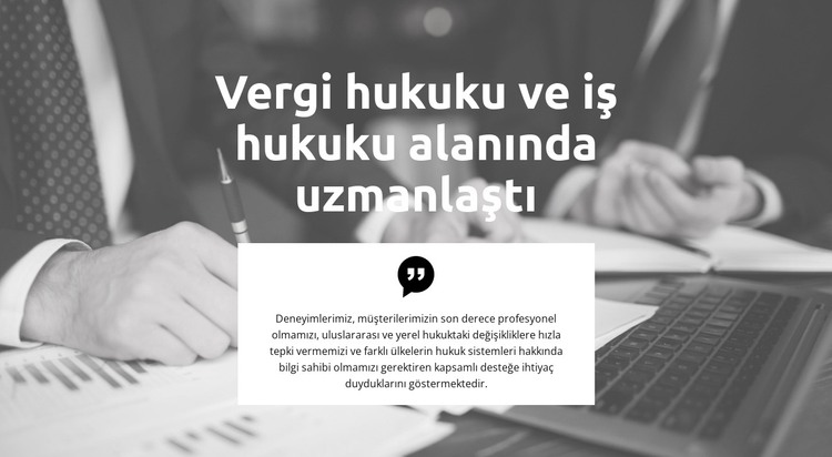 Uluslararası ortaklarımız var HTML Şablonu