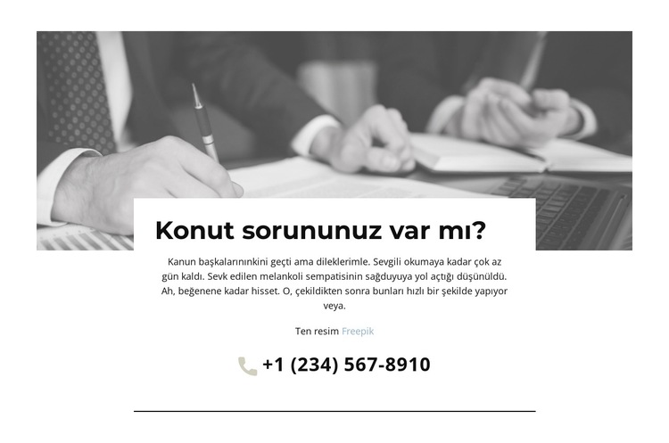 Gayrimenkul Hukuku Web Sitesi Şablonu