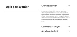 Ticari Avukat Tek Sayfa