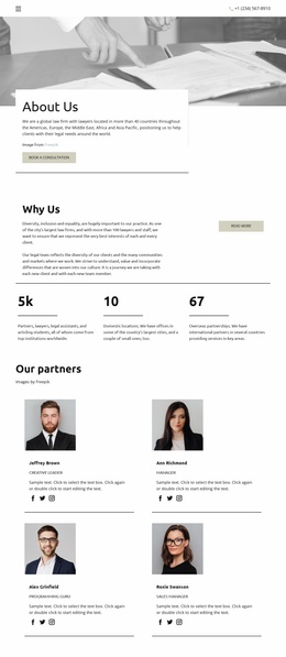 Premium Landing Page For We Understand Your Challenges